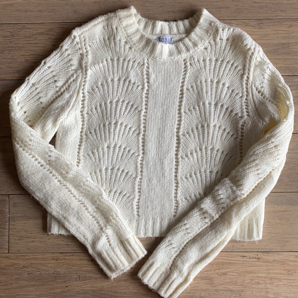 Tobi ivory sweater